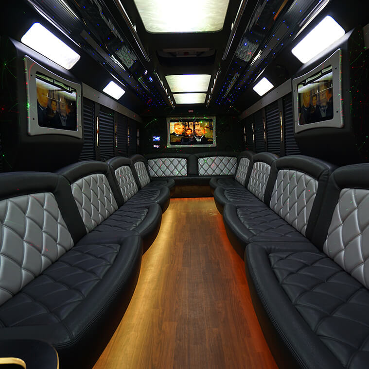 inside party bus