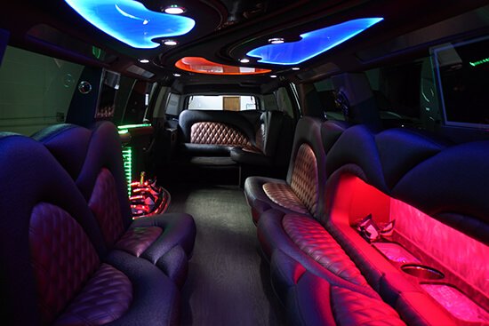 modern limo bus