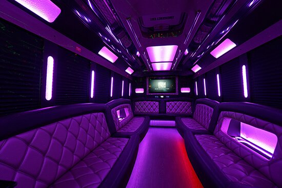 purple led lights